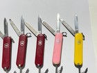 Lot of 5 Victorinox Classic Swiss Army Knives - Red - Yellow - Pink — photo 5