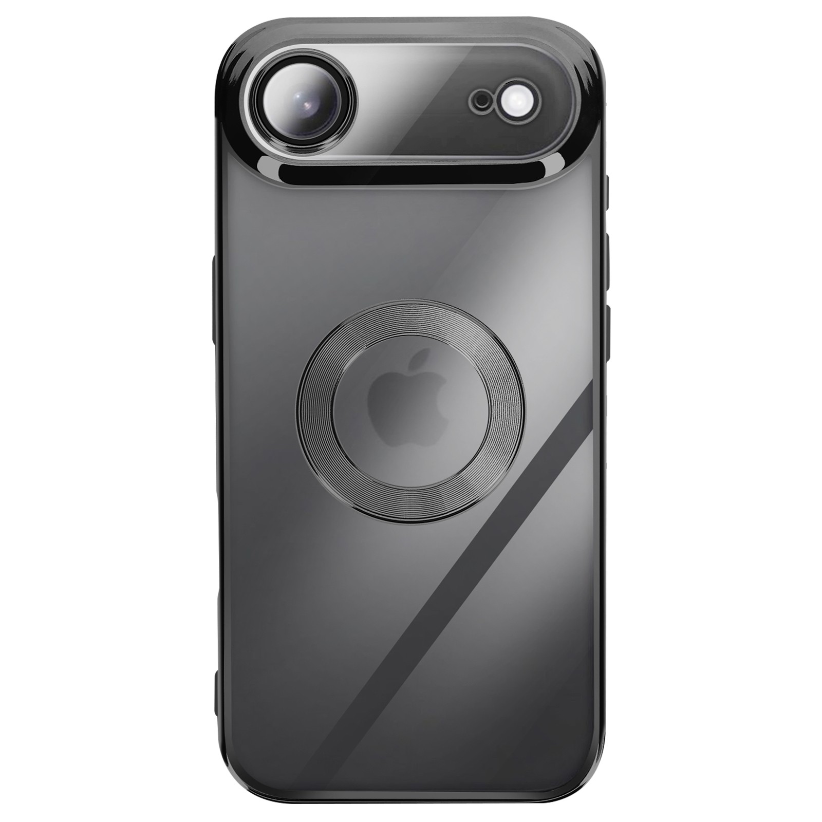 Coque iPhone Air silicone souple protection écran et objectif photo dos transparent