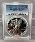 1998 P American Silver Eagle - PCGS - PR 69 DCAM