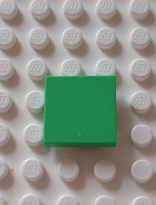 LEGO 3068 FLACHE FLIESE 2x2 HELLGRÜN BRANDNEU ``