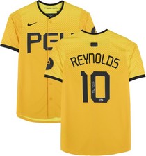 Bryan Reynolds Pittsburgh Pirates Signed Yellow Nike City Connect Limited Jersey