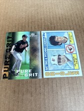 CAL RIPKEN JR 1984 Topps Team #426 & 2000 MVP Pure Grit #G8 Orioles Baseball (q)