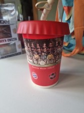 Bayern M&uuml;nchen Coca Cola Becher  Champions 96/97 Mit Deckel Und Strohhalm