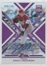 2016 Panini Elite Extra Edition Aspirations Purple 69/100 Zach Jackson Auto nd3