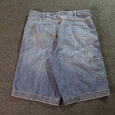 Urban Up Baggy Mens 36 Blue Jean Shorts Vintage Skater Y2k
