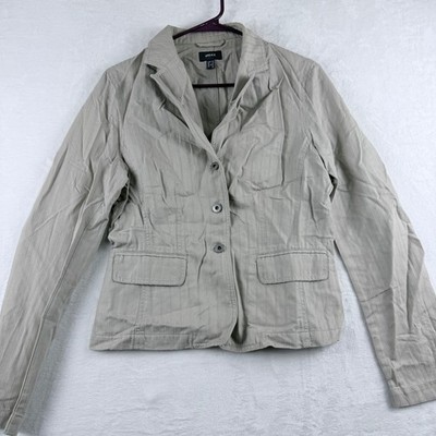 Business Casual Blazer Pinstripe Button Front Mexx Size 10/14
