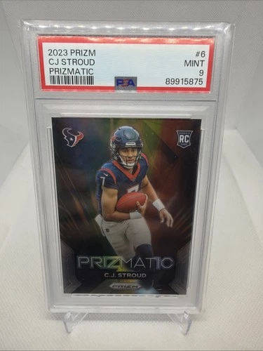 2023 Panini Prizm Prizmatic C.J. Stroud #6 PSA 9 Texans RC 🔥