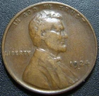 1924-D Lincoln Cent - Ear, Hair, and Line Details Show on Wheat Stalks