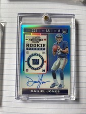 2019 Panini Contenders Optic Rookie Ticket Teal Daniel Jones /149 3 EXTRA CARDS