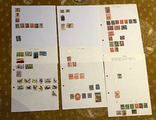 Australia collection on 6 album pages as scans