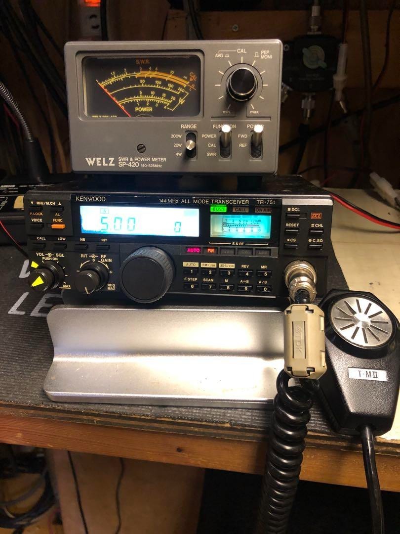 KENWOOD 144MHz ALL MODE トランシーバー TR-751D 無線機 現状 07A8993