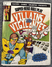 1979 Villains and Vigilantes No. 1 Super Hero Role Play Jeff Dee And Jack Herman