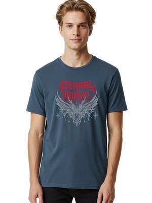 Eternal-Shadow-5 Mens Graphic Tee, 100% Cotton, Casual Summer Wear