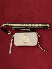 The Marc Jacobs Snapshot Handtasche Beige Gold Schulterriemen 