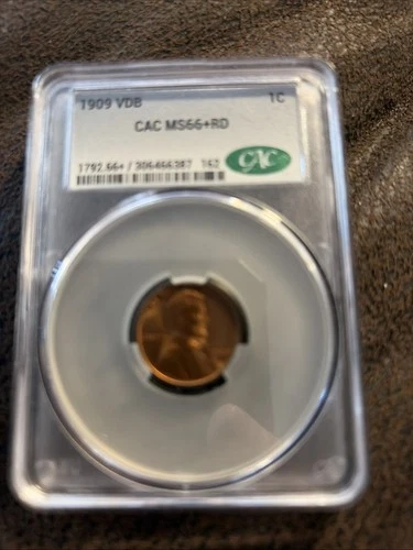 1909  VDB , Lincoln Cent , PCGS , MS 66 RD , CAC