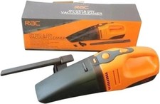 Rac 12v Wet & Dry Handheld Car Vacuum Cleaner Orange Black Corded