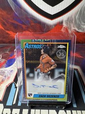 Zach Dezenzo 2025 Topps Rookie Auto /299 1990 Blue Mojo Refractor Astros