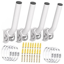 Universal Wireless Bridge Mount, 4pcs 11" J Pole Wall-Mounted Mounting