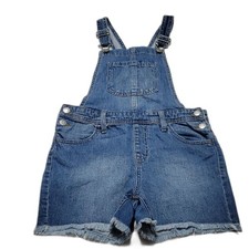 Cat Jack Blue Denim Shorts Kids Overalls SIZE L 10/12