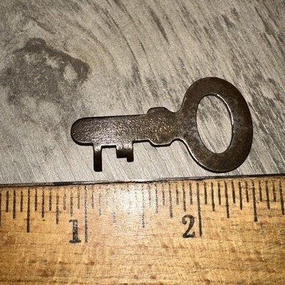 Sargent & Co. Skeleton Key New Haven Ct. Unique Design Mortise Key