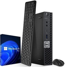 Dell Optiplex 7070 Micro PC i7-9700T 16GB RAM 256GB SSD W11 Pro Mini PC