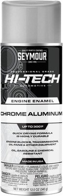 Engine Spray Paint 12oz Chrome Aluminum Hi Temp Automotive Coating Metal