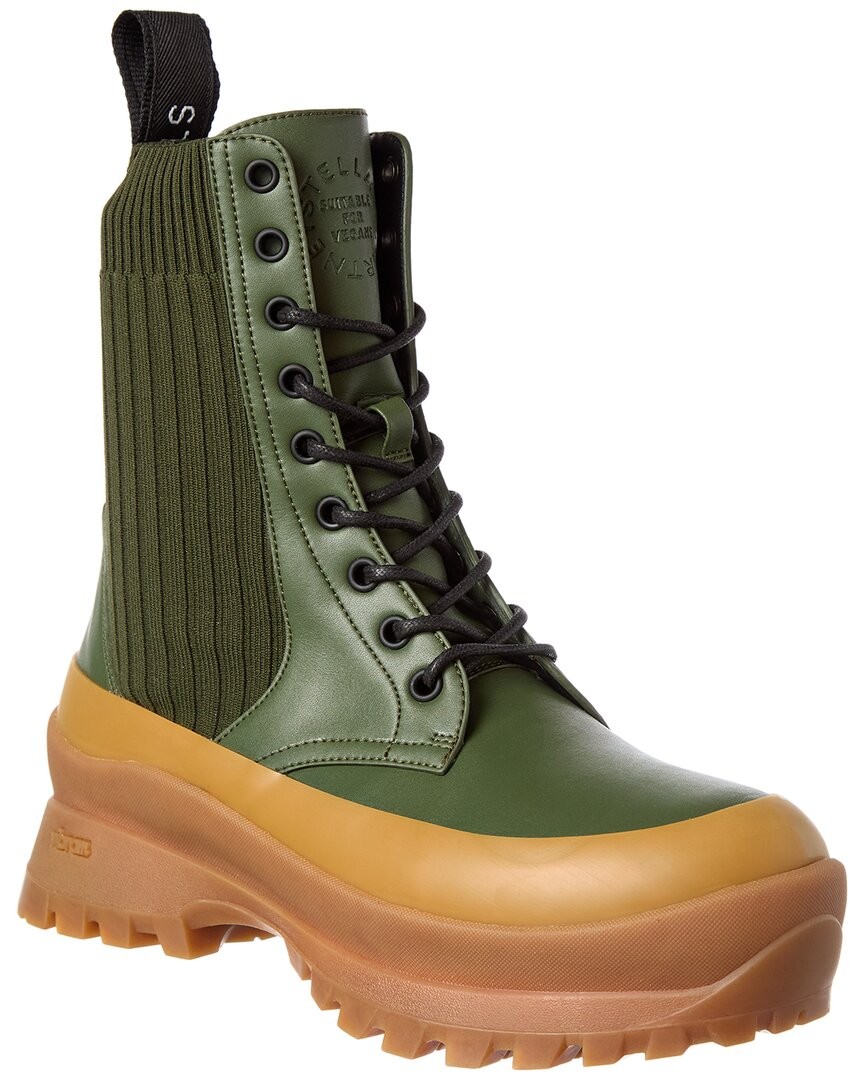 Stella Mccartney Trace Sport Boot Womens Green 40 68490₽