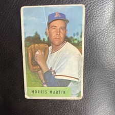 Bowman 1954 Morris Martin #179 Philadelphia Athletics MLB Baseball Card