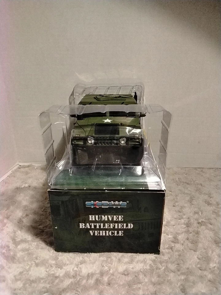 KDW Militarist Humvee Battlefield Vehicle 1:18 Scale Die Cast. NEW OPEN BOX.  - Image 3 of 4