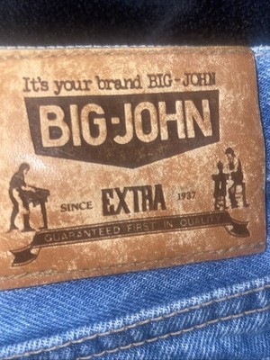 Big John Extra Jeans Womens 15/16 High Waist Tapered Leg Vintage Denim NWT JAPAN