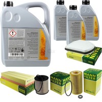 Mann Inspektionspaket 8L MB 5W-30 229.51 FüR Mercedes W210 E 220 CDI S210