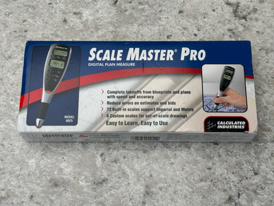 Calculated Industries Scale Master PRO Advanced Linear Digital Plan Measure 6025