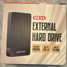 YOTUO HDD01 1TB USB 3.0 Portable External HDD White for PC Mac PS4 PS5