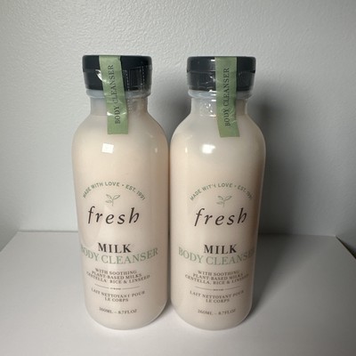 Pack Of 2, Fresh Milk Body Cleanser for Soothing Clean Skin 260mL 8.7fl oz Each