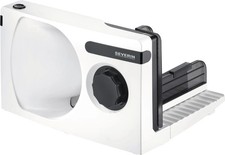 Severin AS 3912 Allesschneider klappbar Edelstahlmesser 100W weiß 0-15mm