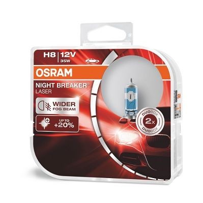 Osram 64212NL-HCB NIGHT BREAKER  LASER H8 passend für NISSAN OPEL PEUGEOT