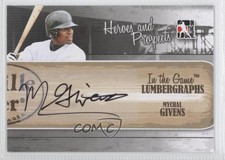 2011 ITG Heroes and Prospects Lumbergraphs /100 Mychal Givens #L-MG Auto 0a1