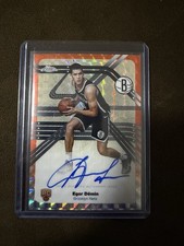 2025-26 Topps Chrome-Next Stop Signatures Egor Demin #NS-ED Orange Refractor /25