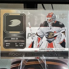Lukas  Dostal 2023-24 Upper Deck Series 1 #RR-3 Rookie Retrospective