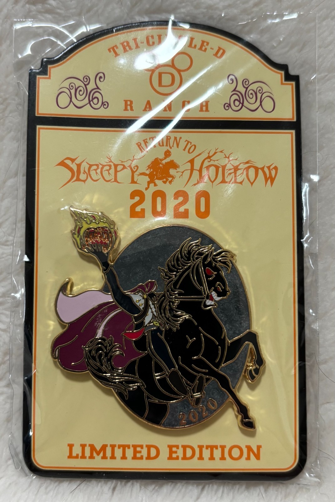 Disney Parks Tri-Circle D Ranch/Ft Wilderness SLEEPY HOLLOW LE PIN NEW