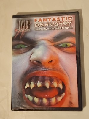 Monster Maker's Fantastic Dentistry Volume Number 1 and 2 Sealed DVD