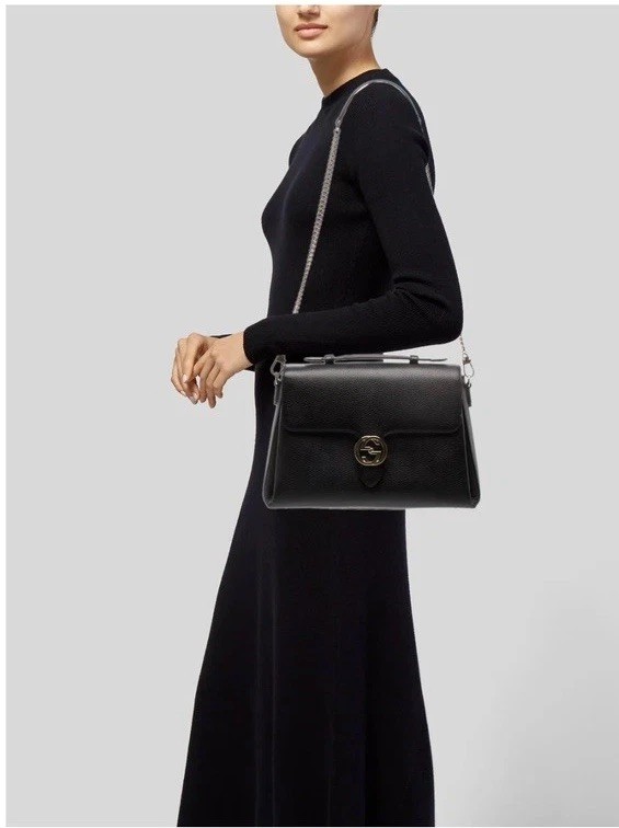 GUCCI INTERLOCKING G DOLLAR MEDIUM TOP HANDLE SHO… - image 1