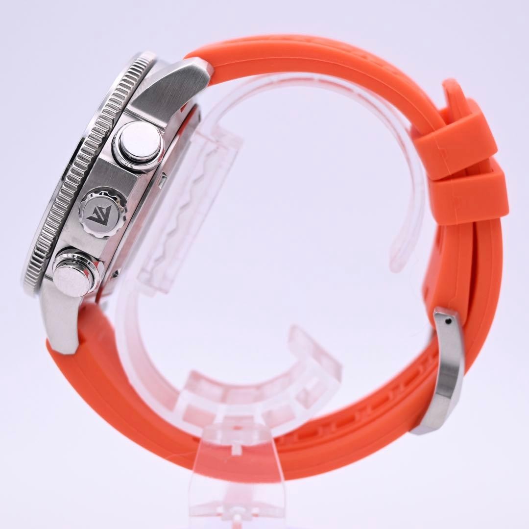 CITIZEN ProMaster Eco Drive Wristwatch Orange New Battery Ready to Use image 5