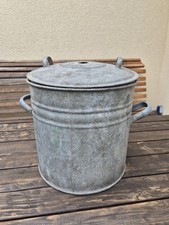 DDR Einmach Kochtopf Wecktopf Zink/ Eisen Einkocher Einkochtopf m. Einsatz 