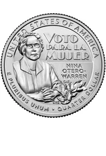 2022 D Nina Otero-Warren  Quarter.  Uncirculated From US Mint roll.