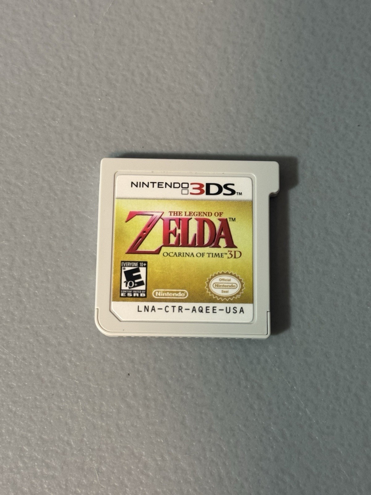 Zelda Ocarina of Time 3D Nintendo 3DS 2011 Cartridge Only