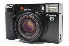   VIDEO  MINT Canon AF35ML QD Black Point  Shoot 35mm Film Camera From JAPAN