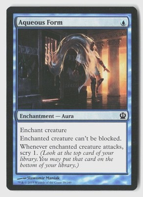 Aqueous Form 39 Common Theros Magic: The Gathering Near Mint