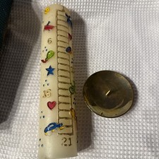VTG Lillian Vernon Happy Birthday Candle Ages 1–21 Celebration Keepsake 9" x 2"