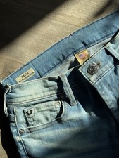 True Religion Women  s Halle Super Skinny Jeans Mid Rise Denim Blue Size 27